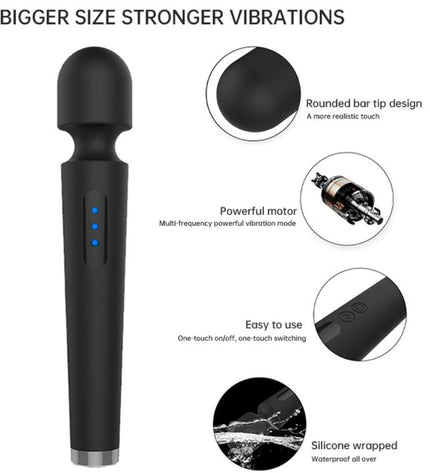 ARMONY - X POWER GRAND MASSAGE & VIBRATEUR 7 VIBRATIONS NOIR by ARMONY MASSAGERS