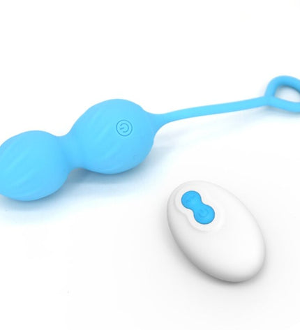 ARMONY - BLOSSOMS HALTÈRE VAGINALE VIBRATION TÉLÉCOMMANDE 10 VIBRATIONS BLEU by ARMONY VIBRATORS