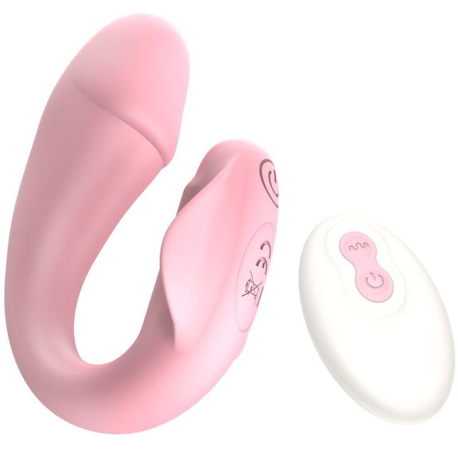 ARMONY - FRESHFUN CICI STAP-ON VIBRATEUR TÉLÉCOMMANDE ET APPLICATION 10 VIBRATIONS ROSE by ARMONY VIBRATORS