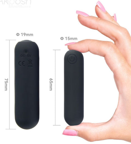 ARMONY -SPLASH HEHE VIBRATEUR BULLET SILICONE 10 VIBRATIONS 65 X 15 CM NOIR by ARMONY STIMULATORS