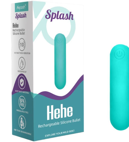 ARMONY - SPLASH HEHE VIBRATEUR BULLET SILICONE 10 VIBRATIONS 65 X 15 CM VERT by ARMONY STIMULATORS