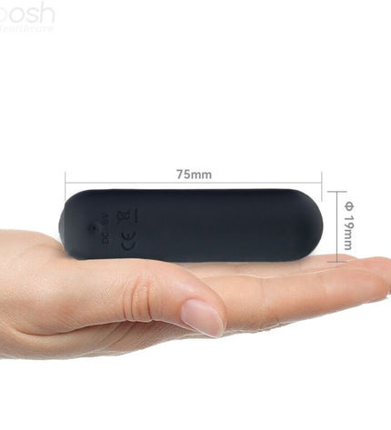ARMONY - SPLASH HAHA VIBRATEUR BULLET SILICONE 10 VIBRATIONS 75 X 19 CM NOIR by ARMONY STIMULATORS
