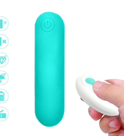 ARMONY - SPLASH JOLINE VIBRATEUR BULLET TÉLÉCOMMANDE EN SILICONE 10 VIBRATIONS 65 X 15 CM VERT by ARMONY STIMULATORS