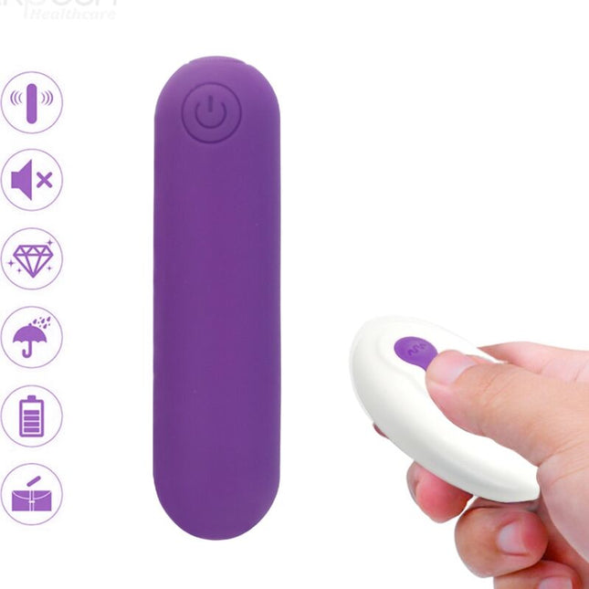 ARMONY - SPLASH JOLINE VIBRATEUR BULLET TÉLÉCOMMANDE EN SILICONE 10 VIBRATIONS 6.5 X 1.5 CM VIOLET by ARMONY STIMULATORS