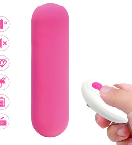 ARMONY - SPLASH JOIE VIBRATEUR BULLET TÉLÉCOMMANDE EN SILICONE 10 VIBRATIONS 75 X 19 CM ROSE by ARMONY STIMULATORS