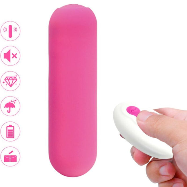 ARMONY - SPLASH JOIE VIBRATEUR BULLET TÉLÉCOMMANDE EN SILICONE 10 VIBRATIONS 75 X 19 CM ROSE by ARMONY STIMULATORS