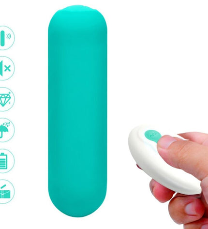 ARMONY - SPLASH JOIE VIBRATEUR BULLET TÉLÉCOMMANDE EN SILICONE 10 VIBRATIONS 75 X 19 CM VERT by ARMONY STIMULATORS