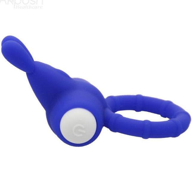 ARMONY - MS BUNNY ANNEAU VIBRATEUR SILICONE BLEU by ARMONY FOR HIM