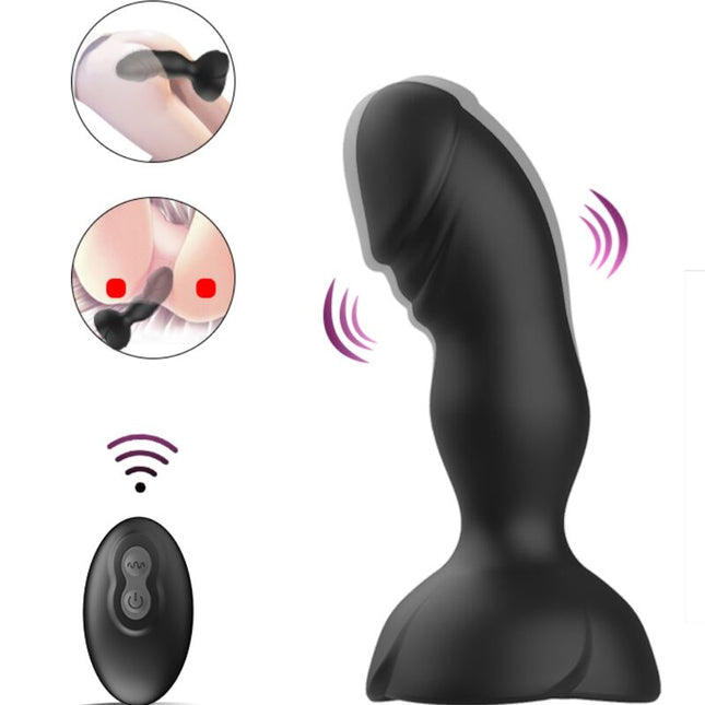 ARMONY - EXTREME A BLOOM VIBRATEUR ROSE ET PLUG ANAL TÉLÉCOMMANDE NOIR by ARMONY ANAL