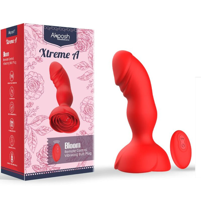 ARMONY - EXTREME A BLOOM VIBRATEUR ROSE ET PLUG ANAL TÉLÉCOMMANDE ROUGE by ARMONY ANAL