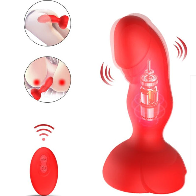 ARMONY - EXTREME A BLOOM VIBRATEUR ROSE ET PLUG ANAL TÉLÉCOMMANDE ROUGE by ARMONY ANAL
