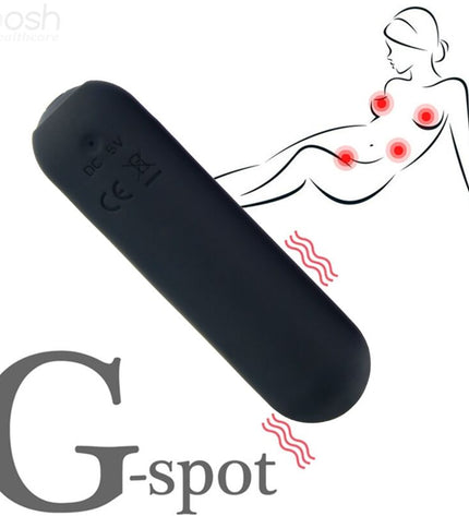ARMONY - SPLASH JOIE VIBRATEUR BULLET TÉLÉCOMMANDE EN SILICONE 10 VIBRATIONS 75 X 19 CM NOIR by ARMONY STIMULATORS