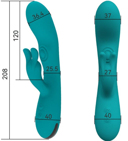 ARMONY - DANCING BUNNY VIBRATEUR RABBIT 10 VITESSES VERT by ARMONY VIBRATORS