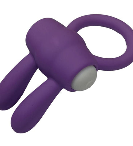ARMONY - MR BUNNY ANNEAU VIBRATEUR SILICONE VIOLET by ARMONY FOR HIM