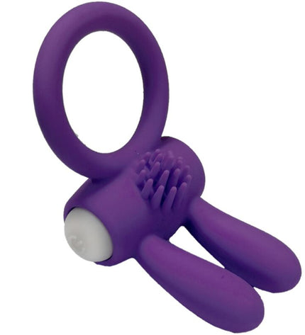 ARMONY - MR BUNNY ANNEAU VIBRATEUR SILICONE VIOLET by ARMONY FOR HIM