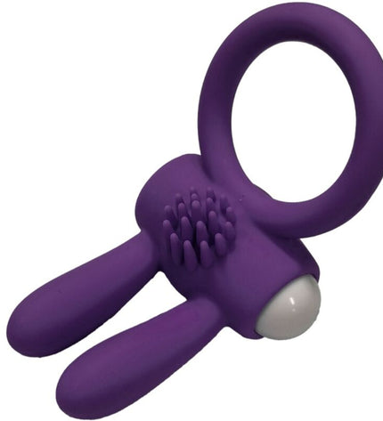 ARMONY - MR BUNNY ANNEAU VIBRATEUR SILICONE VIOLET by ARMONY FOR HIM