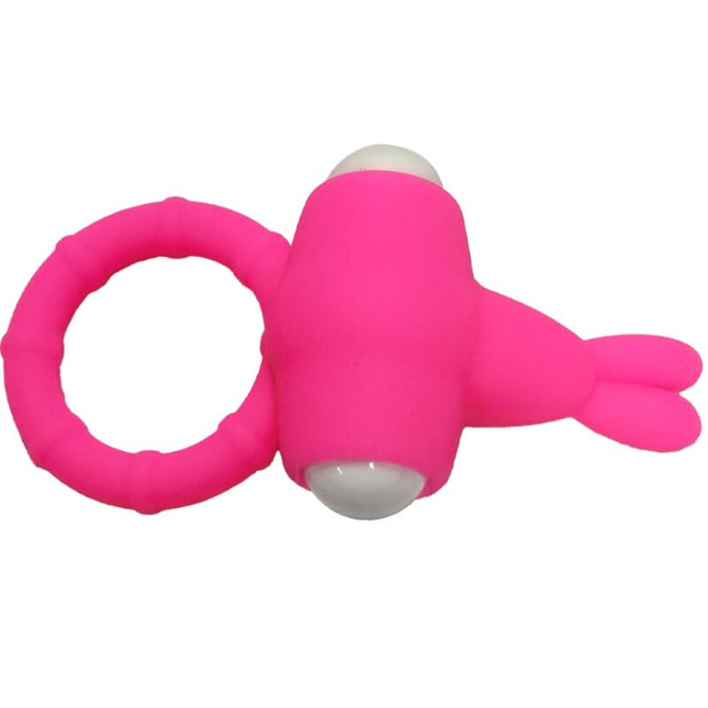 ARMONY - MS BUNNY ANNEAU VIBRATEUR SILICONE ROSE by ARMONY FOR HIM
