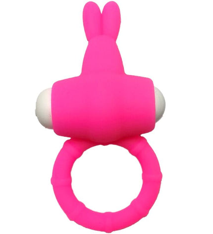 ARMONY - MS BUNNY ANNEAU VIBRATEUR SILICONE ROSE by ARMONY FOR HIM