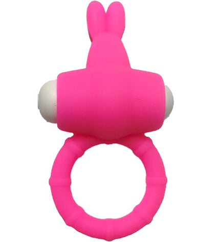 ARMONY - MS BUNNY ANNEAU VIBRATEUR SILICONE ROSE by ARMONY FOR HIM