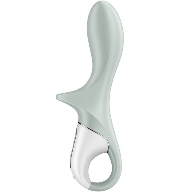 SATISFYER - AIR PUMP BOOTY 3 VIBRATEUR ANAL GONFLABLE GRIS VERT by SATISFYER VIBRATOR