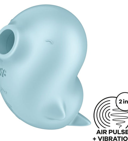 SATISFYER - SASSY SEAL STIMULATEUR ET VIBRATEUR BLEU by SATISFYER AIR PULSE