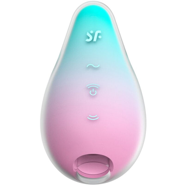 SATISFYER - MERMAID VIBES STIMULATEUR & VIBRATEUR MENTHE ET ROSE by SATISFYER AIR PULSE
