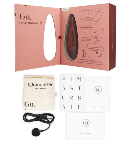WOMANIZER - STIMULATEUR CLITORAL CLASSIC 2 BORDEAUX by WOMANIZER