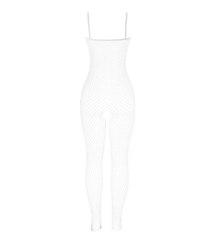 SUBBLIME - 951740 BODYSTOCKING RESILLE BLANCHE ENTREJAMBE AVEC NOEUDS TAILLE UNIQUE by SUBBLIME BODYSTOCKINGS