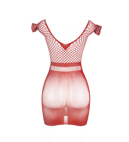 SUBBLIME - 951924 ROBE COURTE EN CROCHET ROUGE TAILLE UNIQUE by SUBBLIME DRESSES