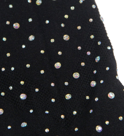 SUBBLIME - 952198 ROBE RESILLE AVEC DIAMANTS BRILLANTS NOIR TAILLE UNIQUE by SUBBLIME DRESSES