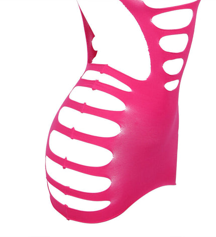 SUBBLIME - 952273 ROBE RÉSILLE ÉLASTIQUE MANCHES LONGUES ROSE TAILLE UNIQUE by SUBBLIME DRESSES