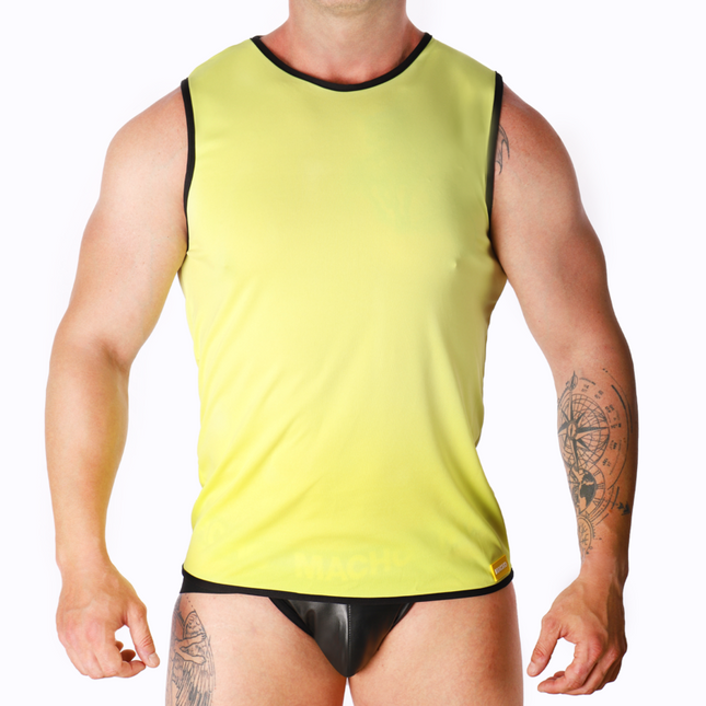 MACHO - T-SHIRT JAUNE S/M by MACHO UNDERWEAR