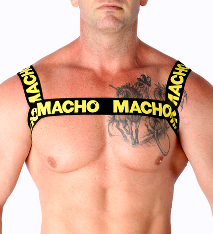 MACHO - HARNAIS DOUBLE JAUNE by MACHO UNDERWEAR