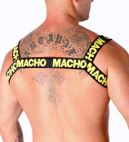 MACHO - HARNAIS DOUBLE JAUNE by MACHO UNDERWEAR