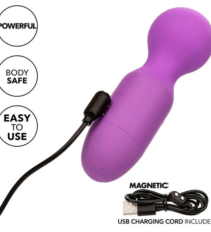 CALEXOTICS - FIRST TIME MASSEUR RECHARGEABLE 10 VIBRATIONS VIOLET by CALEXOTICS