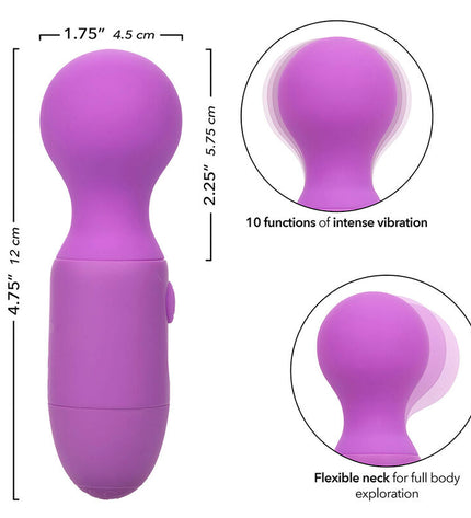 CALEXOTICS - FIRST TIME MASSEUR RECHARGEABLE 10 VIBRATIONS VIOLET by CALEXOTICS