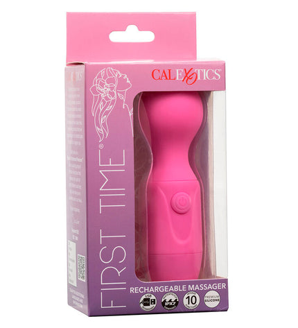 CALEXOTICS - FIRST TIME MASSEUR RECHARGEABLE 10 VIBRATIONS ROSE by CALEXOTICS