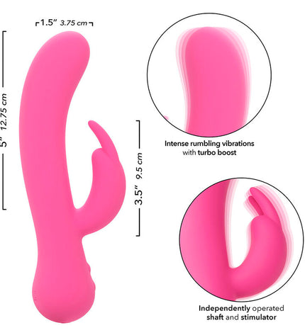 CALEXOTICS - FIRST TIME VIBRATEUR LAPIN RECHARGEABLE ROSE by CALEXOTICS