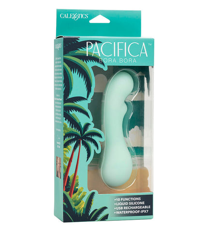 CALEXOTICS - PACIFICA BORA BORA ESTIMULATEUR POINT G 10 VIBRATIONS AQUA by CALEXOTICS