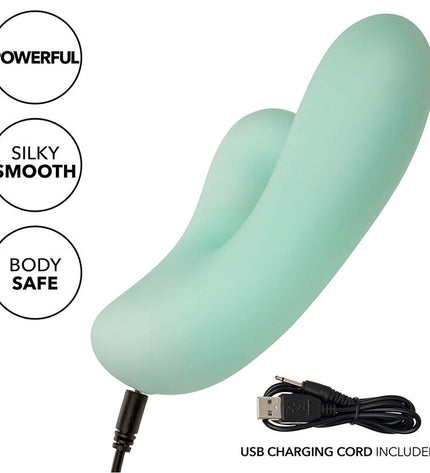 CALEXOTICS - PACIFICA FIJI VIBRATEUR & ESTIMULATEUR POINT G 10 VIBRATIONS AQUA by CALEXOTICS