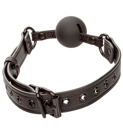 CALEXOTICS - NOCTURNAL BÂILLON À BOULE EN SILICONE NOIR by CALEXOTICS