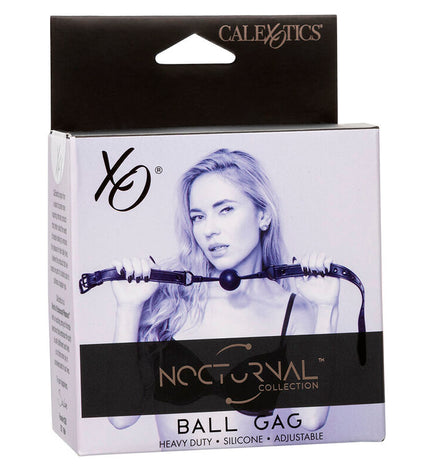 CALEXOTICS - NOCTURNAL BÂILLON À BOULE EN SILICONE NOIR by CALEXOTICS
