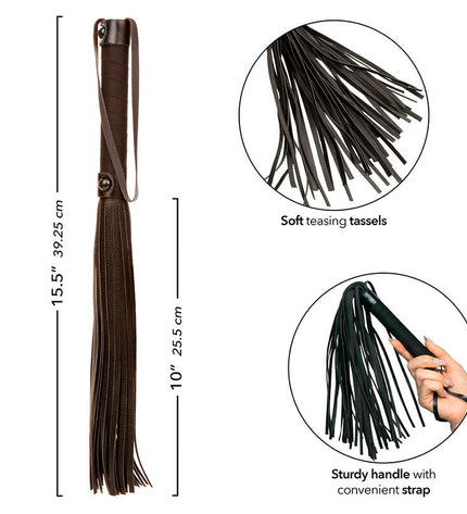 CALEXOTICS - NOCTURNAL FLOGGER CUIR NOIR by CALEXOTICS
