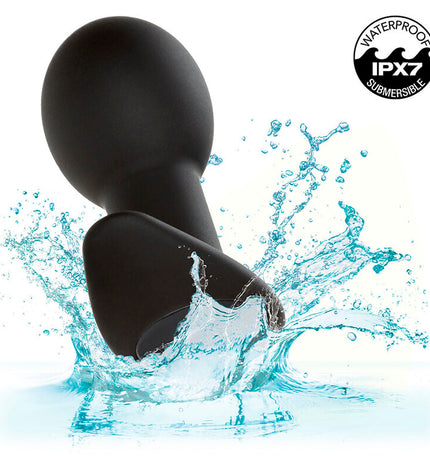 CALEXOTICS - ROCK BOTTOM PLUG ANAL 10 VIBRATIONS SILICONE NOIR by CALEXOTICS