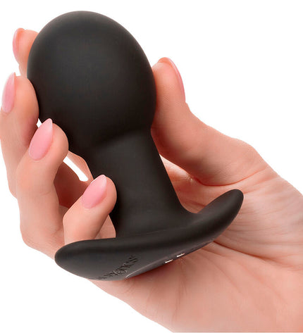 CALEXOTICS - ROCK BOTTOM PLUG ANAL 10 VIBRATIONS SILICONE NOIR by CALEXOTICS