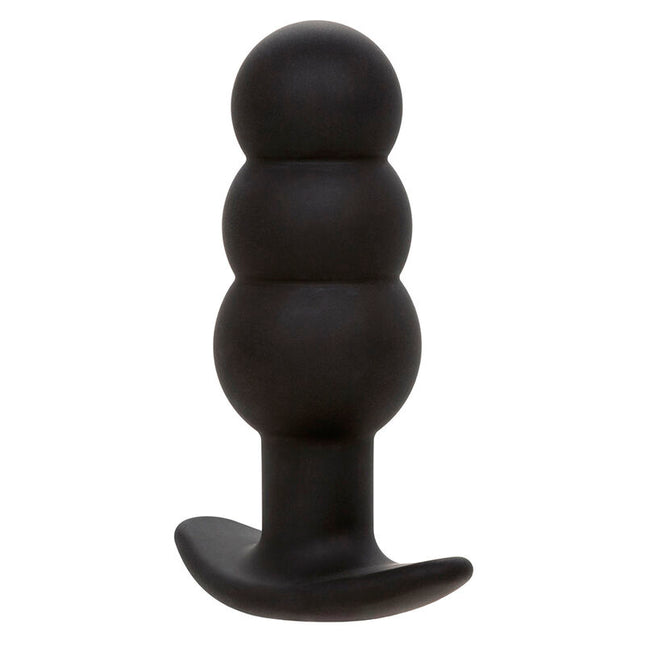 CALEXOTICS - ROCK BOTTOM PLUG ANAL PERLÉ 10 VIBRATIONS SILICONE NOIR by CALEXOTICS