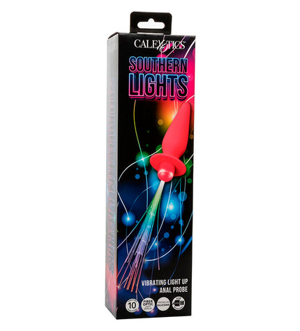 CALEXOTICS - SOUTHERN LIGHTS LIGHT UP PLUG ANAL 10 VIBRATIONS SILICONE ROSE by CALEXOTICS