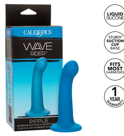 CALEXOTICS - WAVE RIDER PLUG ANAL RIPPLE BLEU by CALEXOTICS