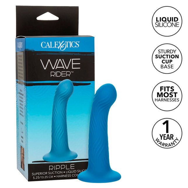 CALEXOTICS - WAVE RIDER PLUG ANAL RIPPLE BLEU by CALEXOTICS