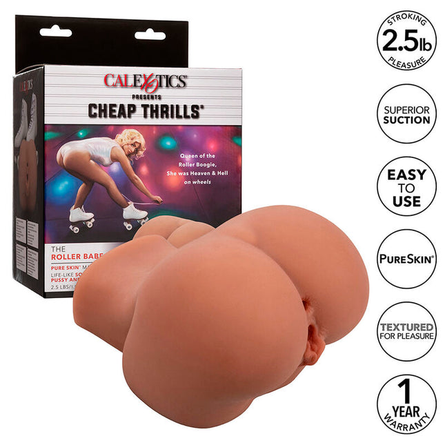 CALEXOTICS - THE ROLLER BABE LE MASTURBATEUR DOUBLE RÉALISTE FLESH by CALEXOTICS